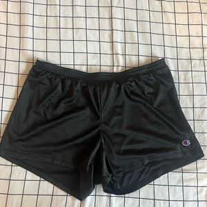 Black champion shorts XL